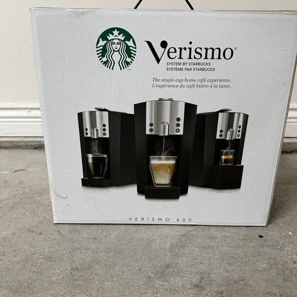 Starbucks Verismo 600 Black Coffee Espresso Maker Machine BRAND NEW IN BOX - Picture 1 of 4